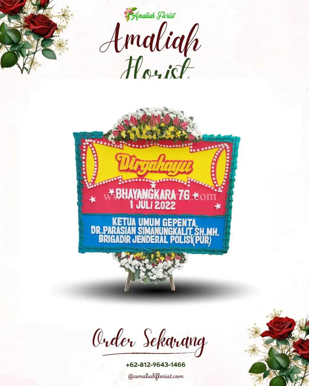 Papan Bunga HUT Ulang Tahun Kadur